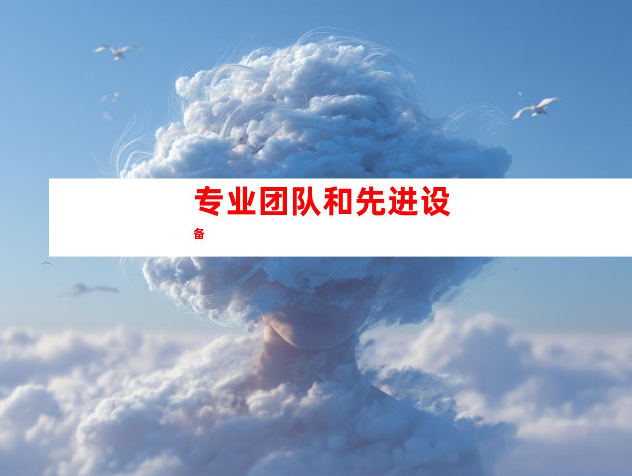 专业团队和先进设备