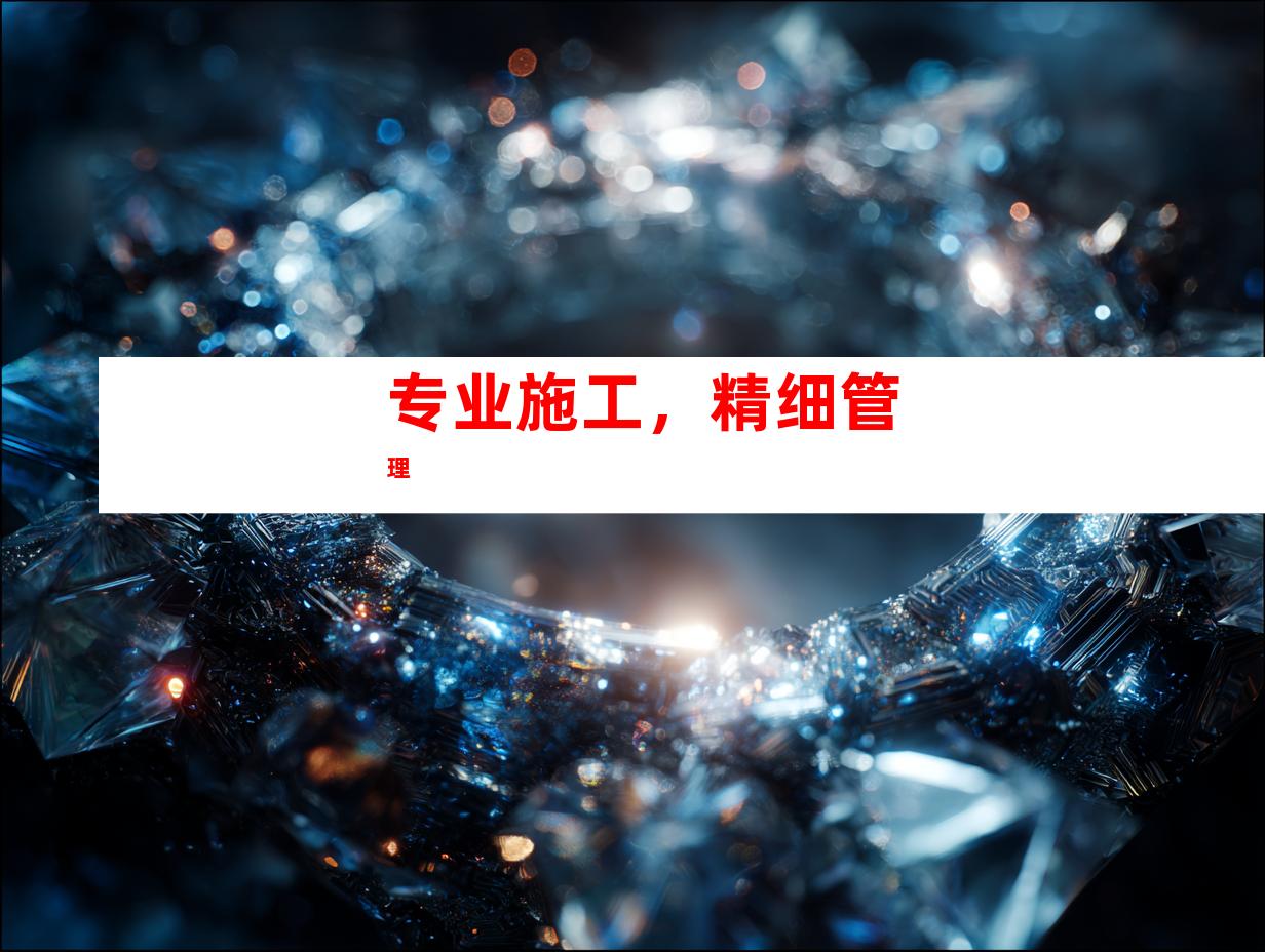 专业施工，精细管理