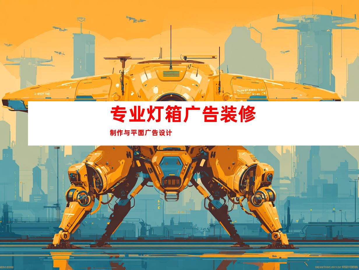 专业灯箱广告装修制作与平面广告设计