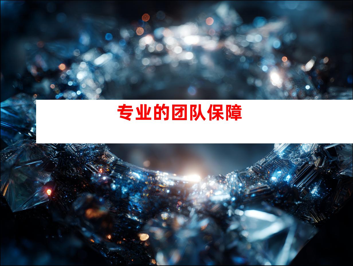 专业的团队保障