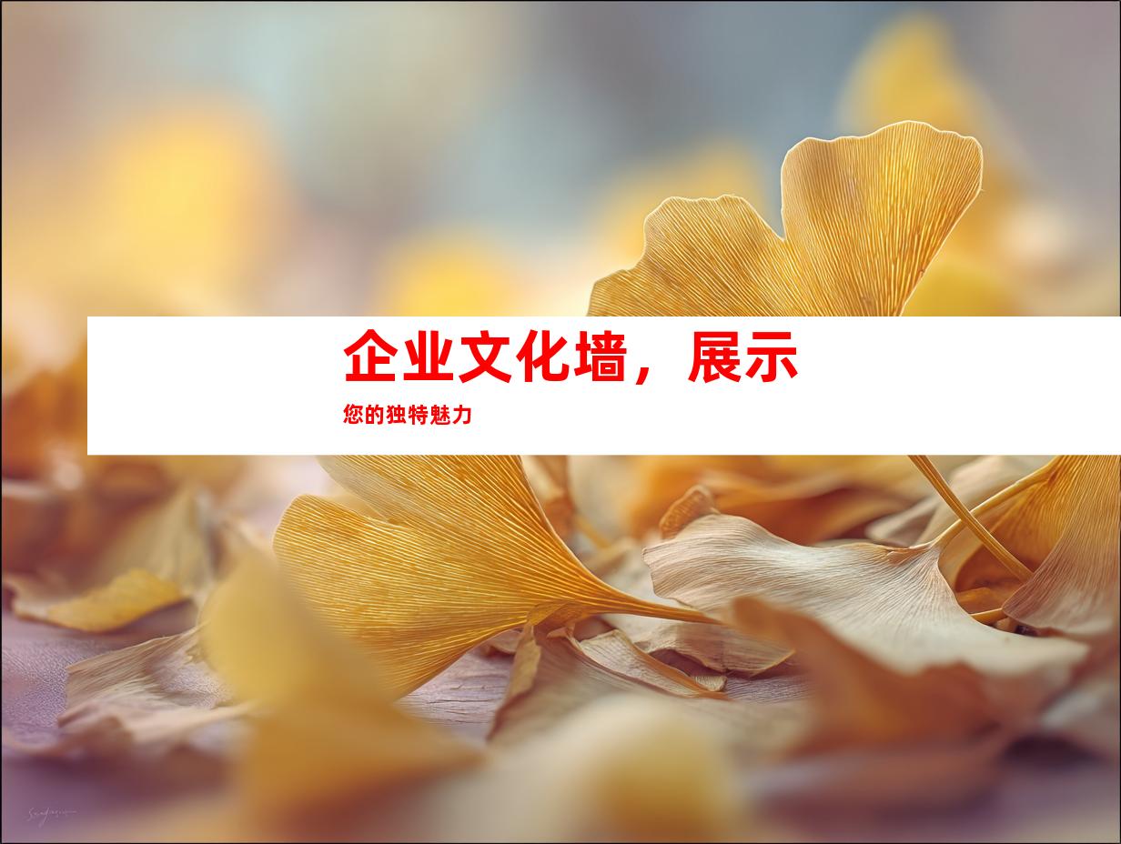 企业文化墙，展示您的独特魅力
