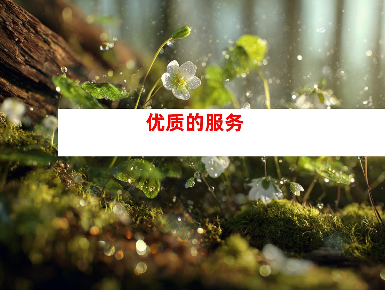 优质的服务