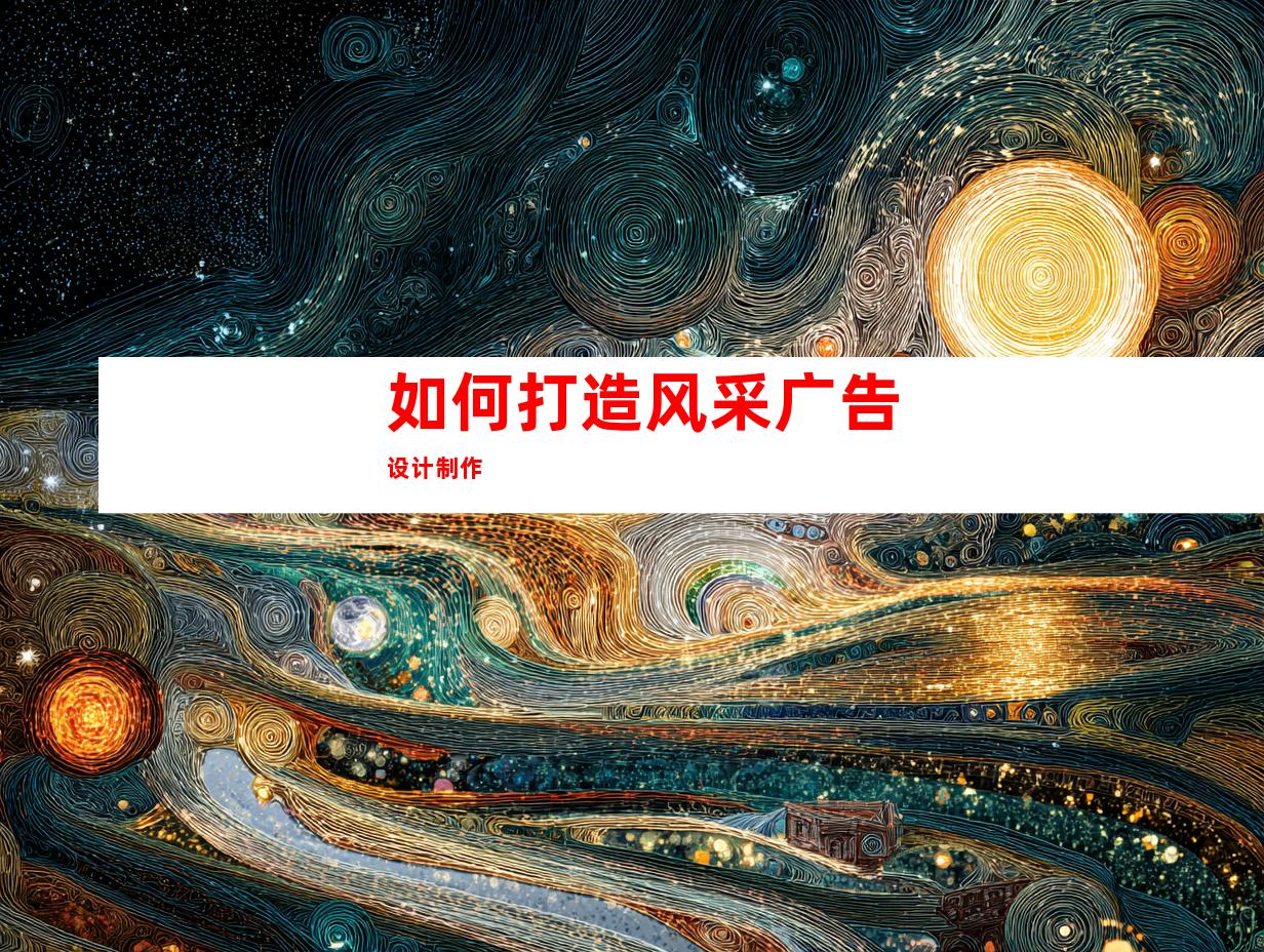 如何打造风采广告设计制作