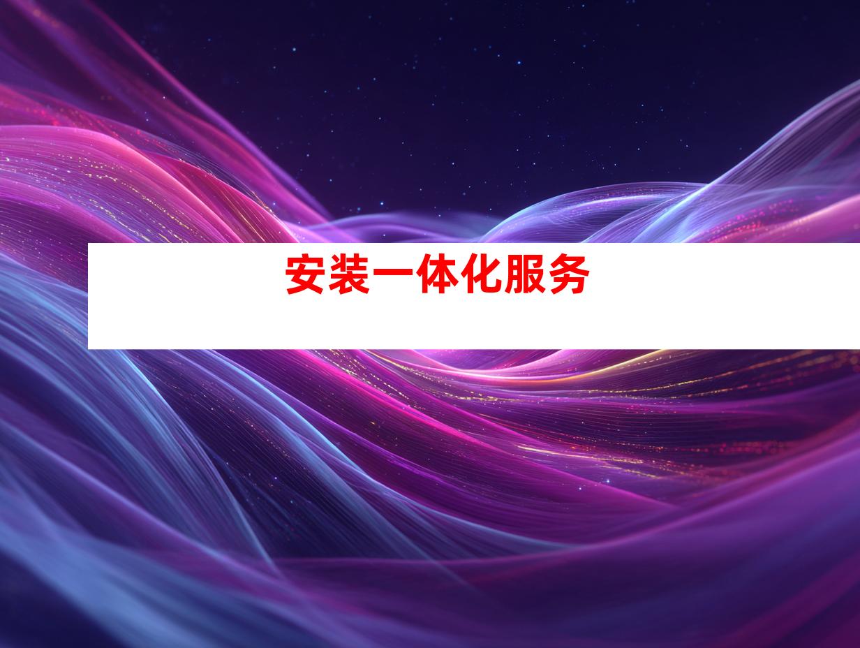安装一体化服务