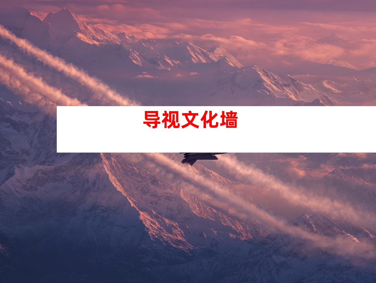 导视文化墙