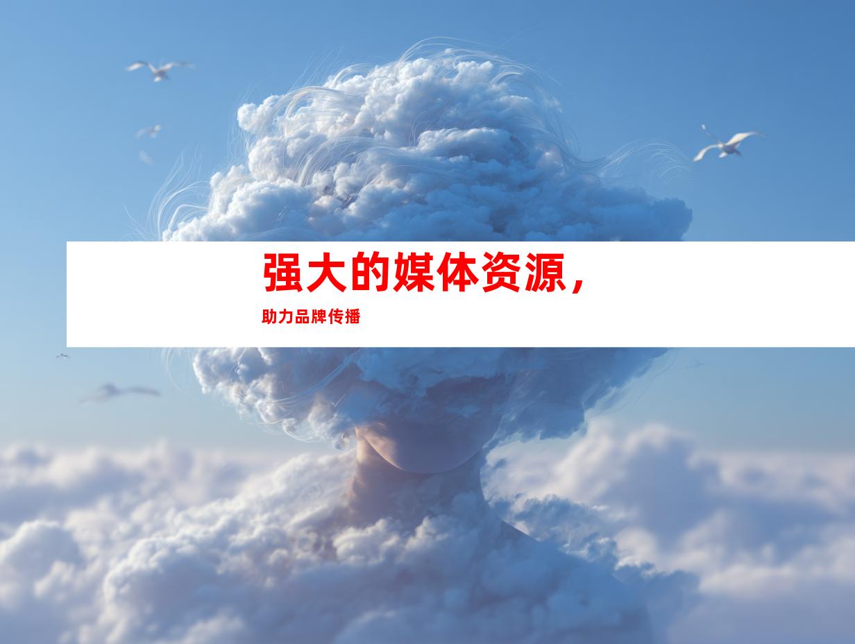 强大的媒体资源，助力品牌传播