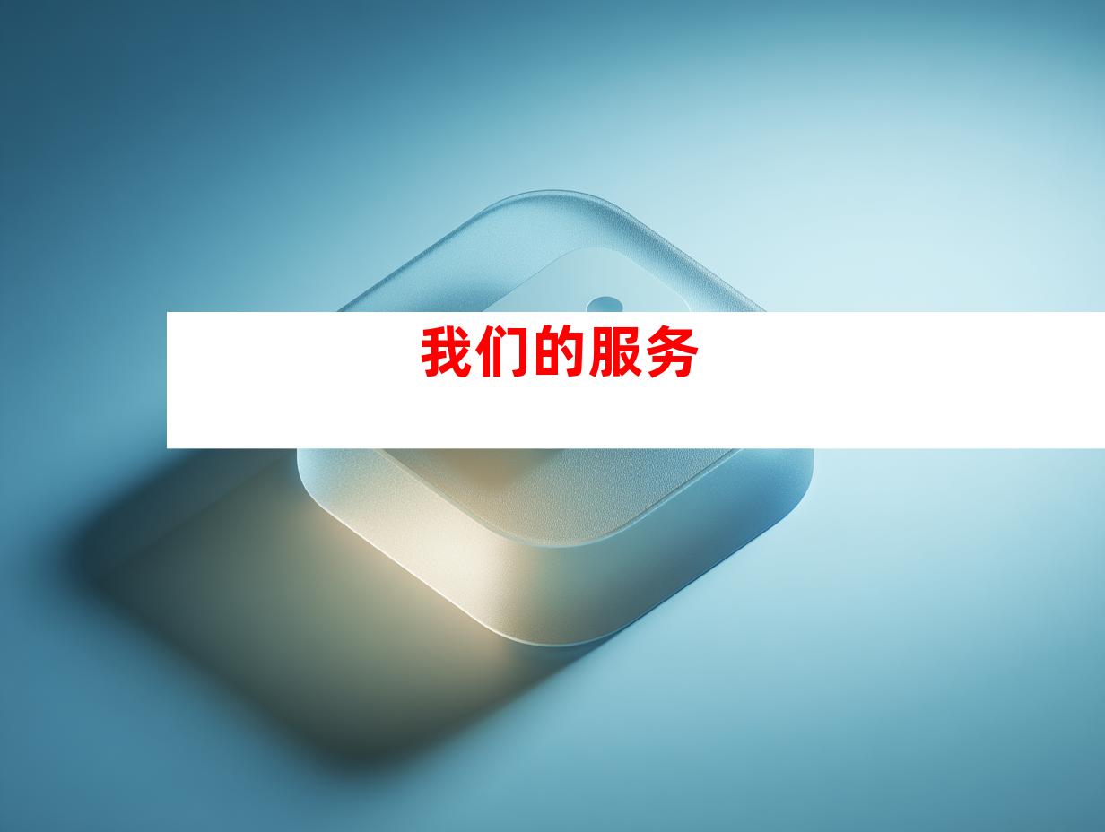 我们的服务