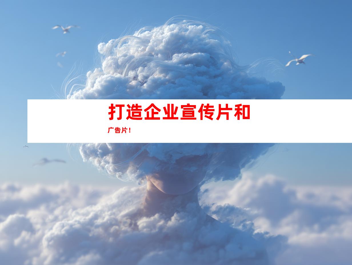 打造企业宣传片和广告片！