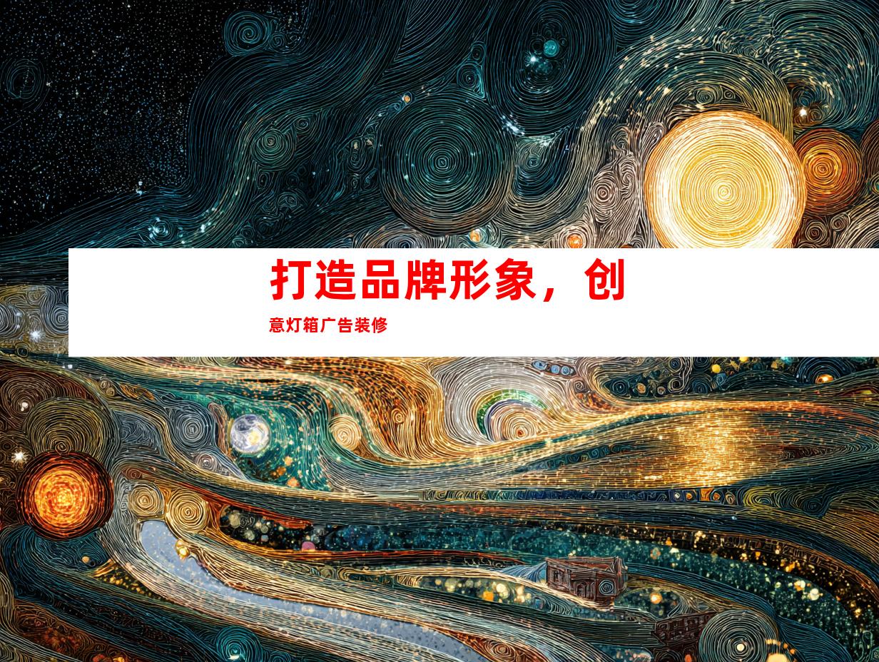 打造品牌形象，创意灯箱广告装修