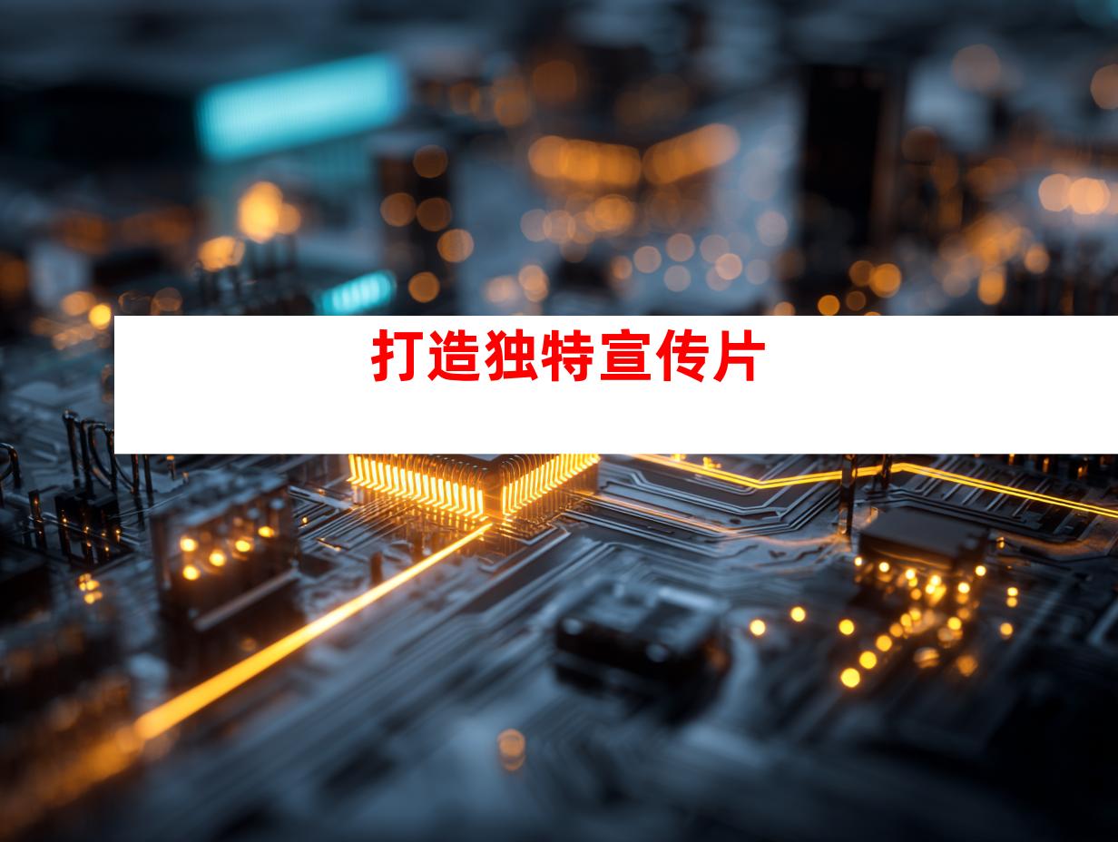 打造独特宣传片