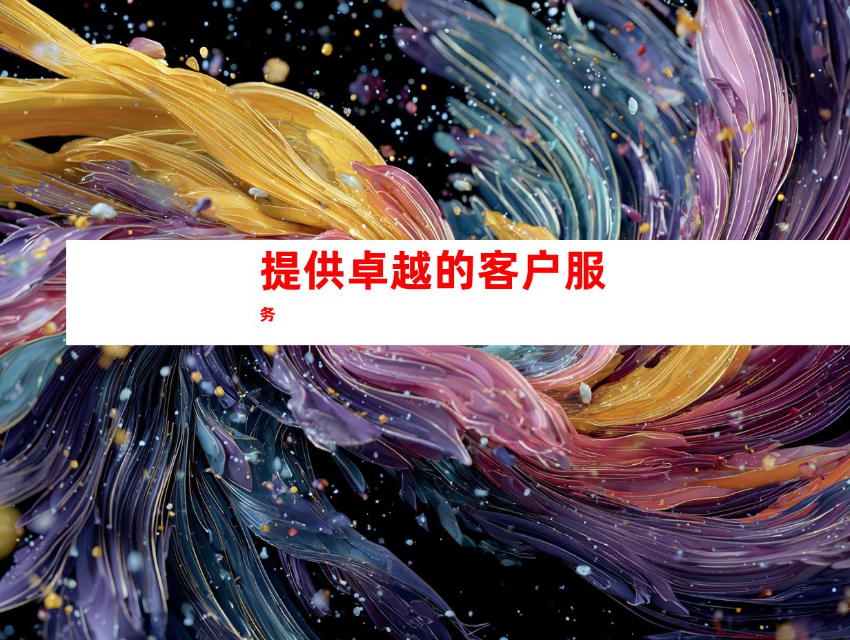 提供卓越的客户服务