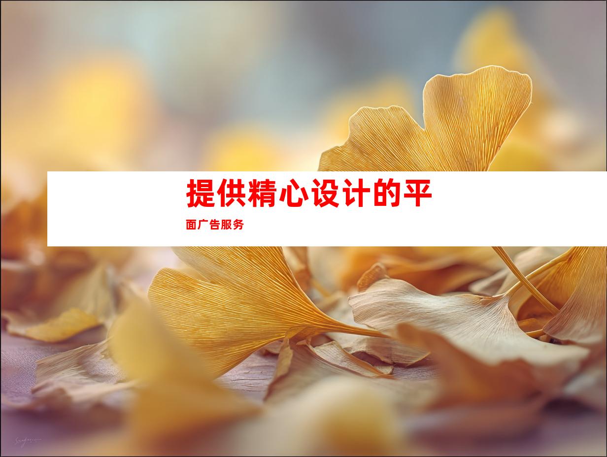 提供精心设计的平面广告服务