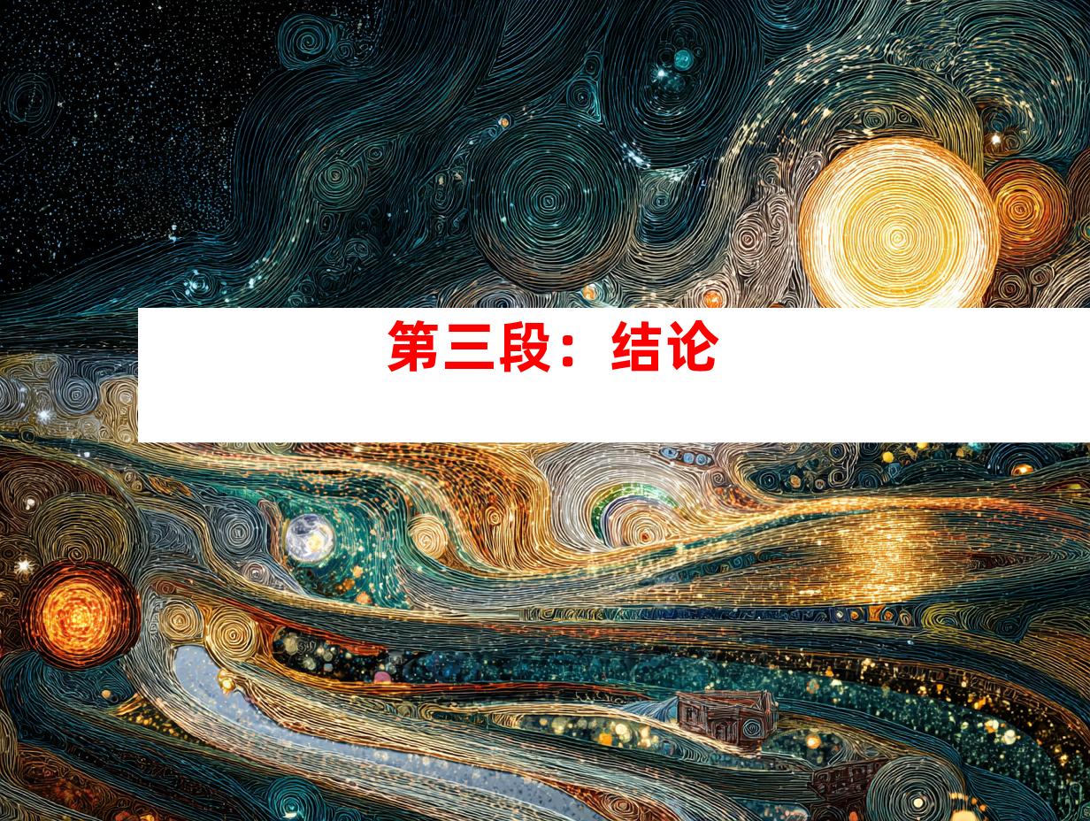 第三段：结论