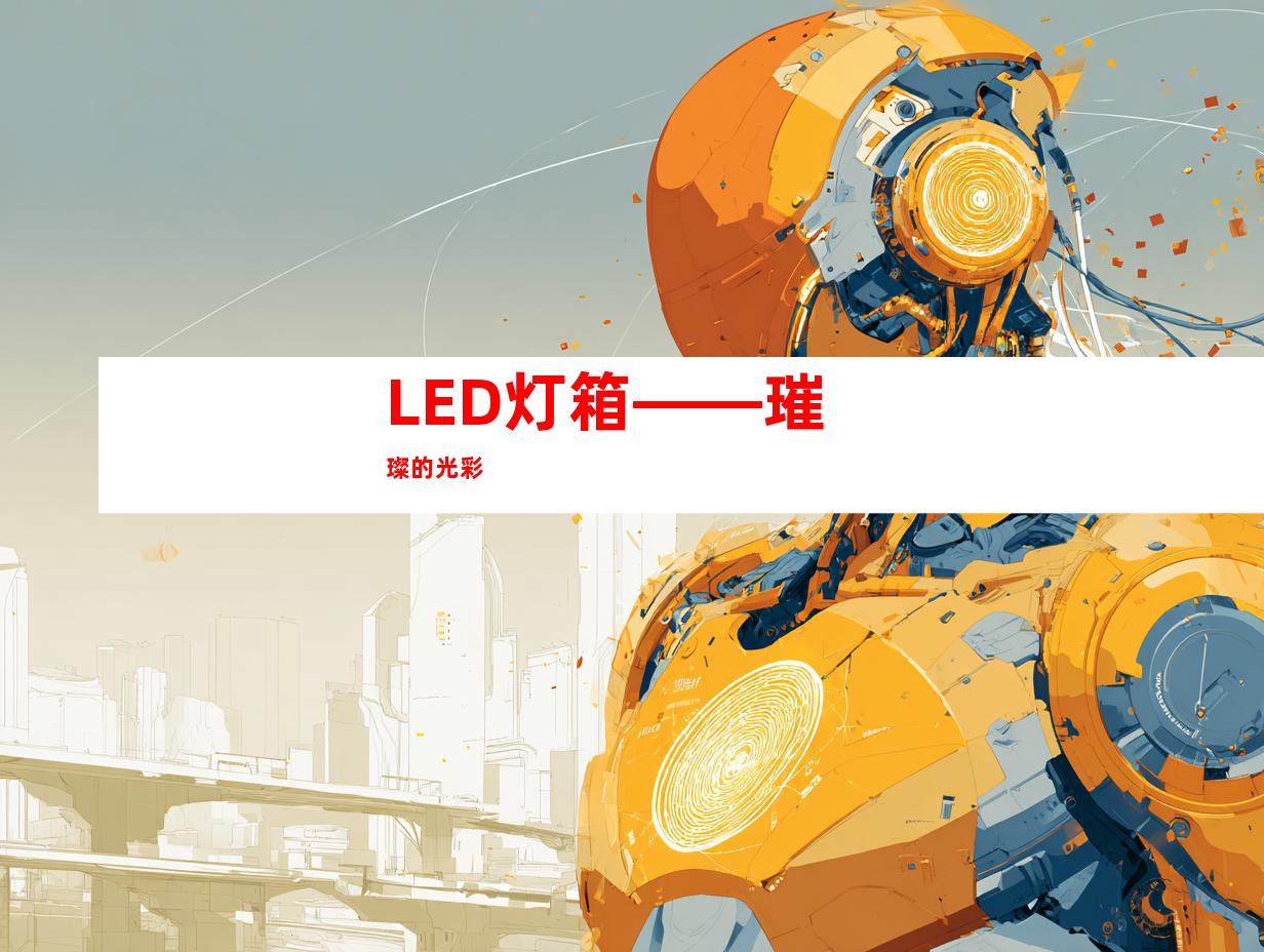 LED灯箱——璀璨的光彩
