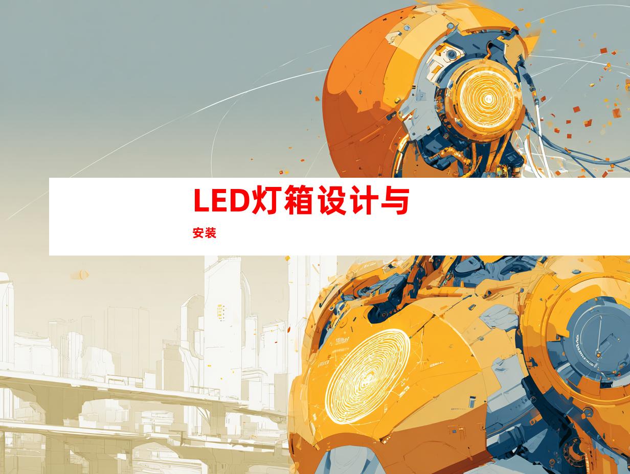 LED灯箱设计与安装